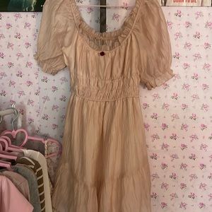 Cottage core coquette dress